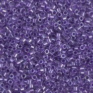 Miyuki delica beads 10/0 - Sparkling purple lined crystal DBM-906